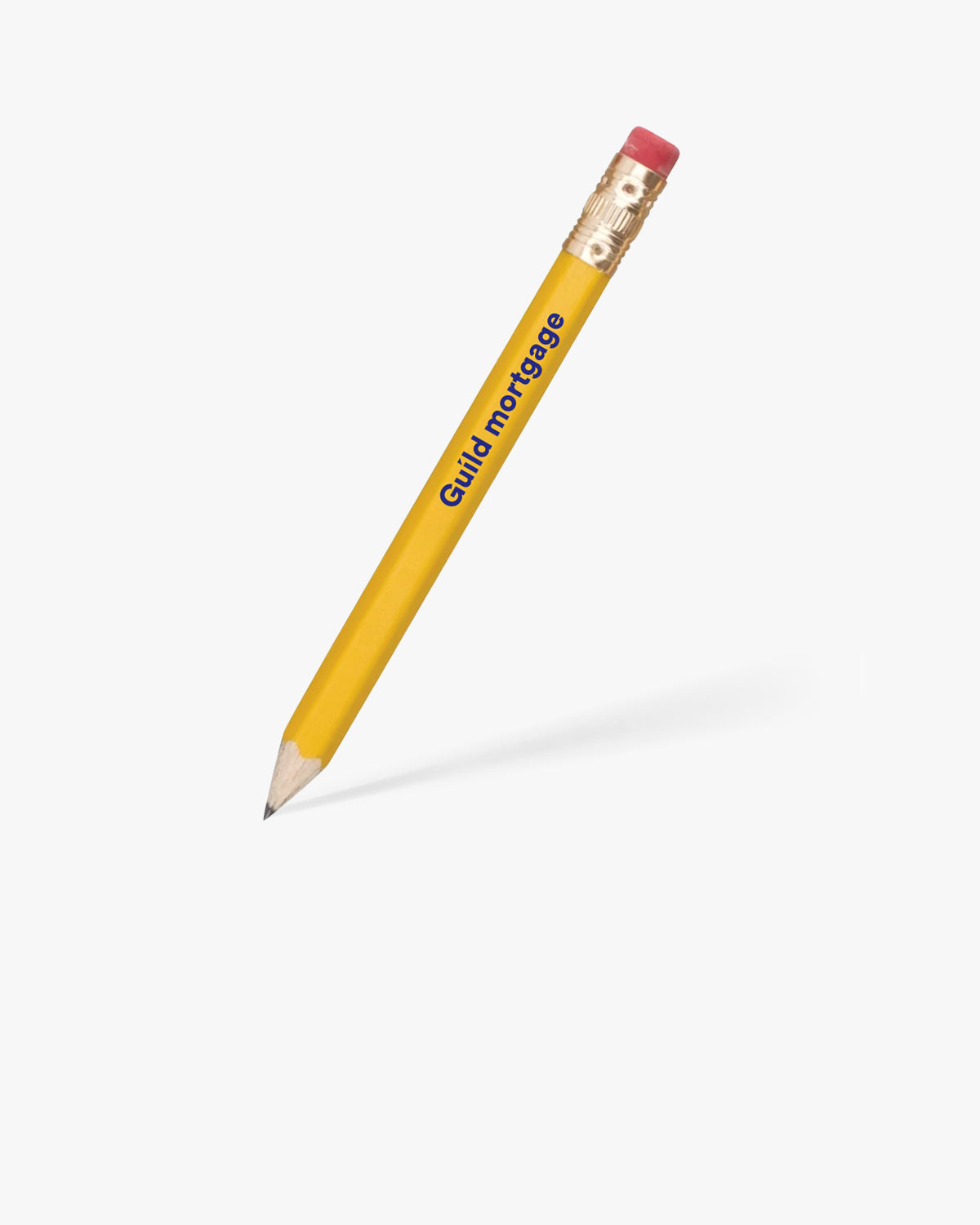 Hex Wooden Golf Pencil with Eraser - 54 Pack