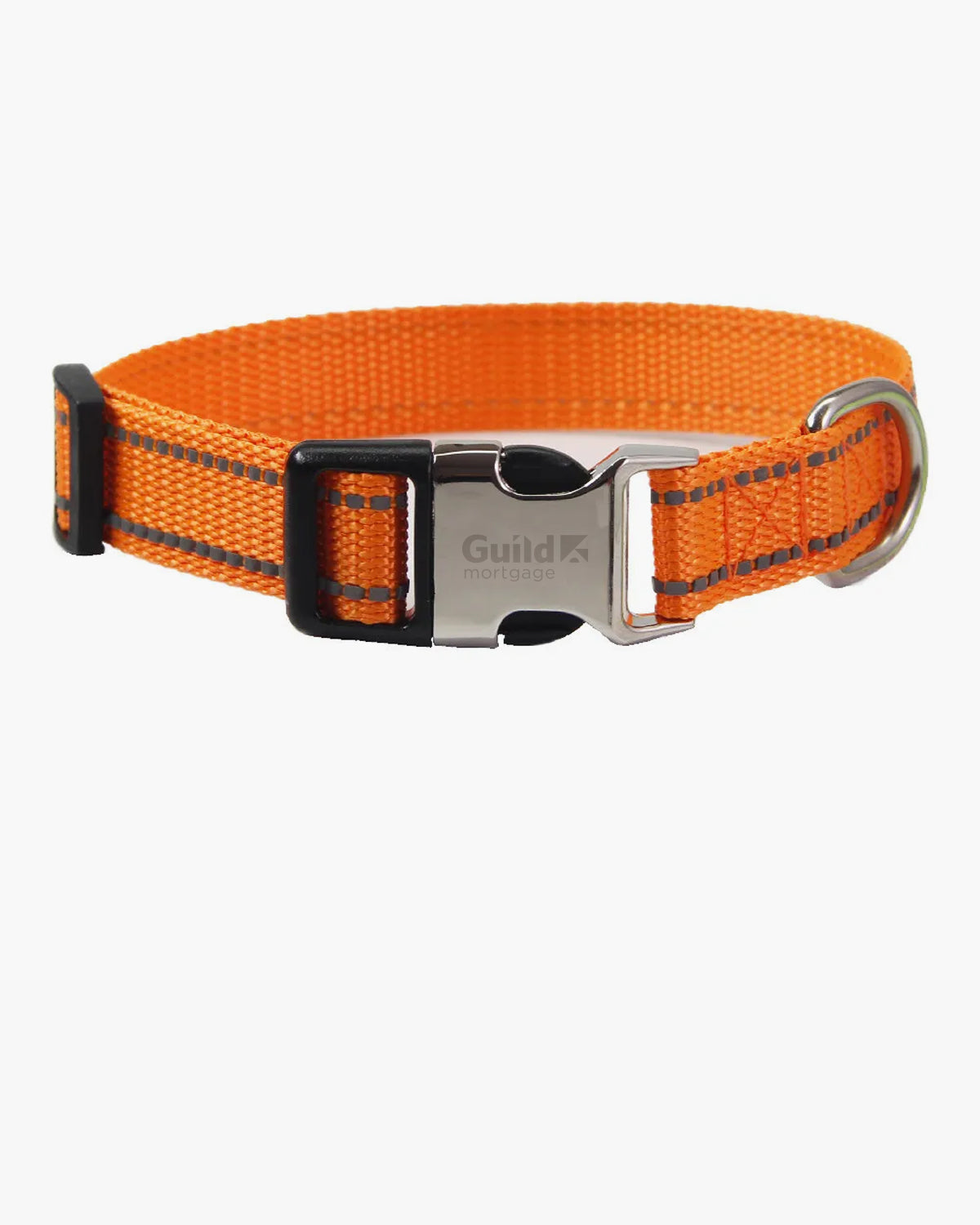 Dog collar with metal buckle