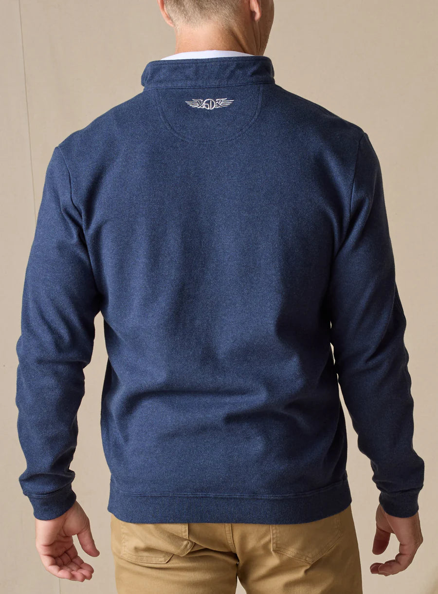 Straight Down Mens Burnside 1/4 Zip