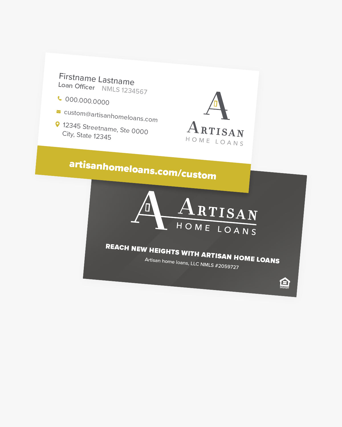Artisan Home Loans Cards