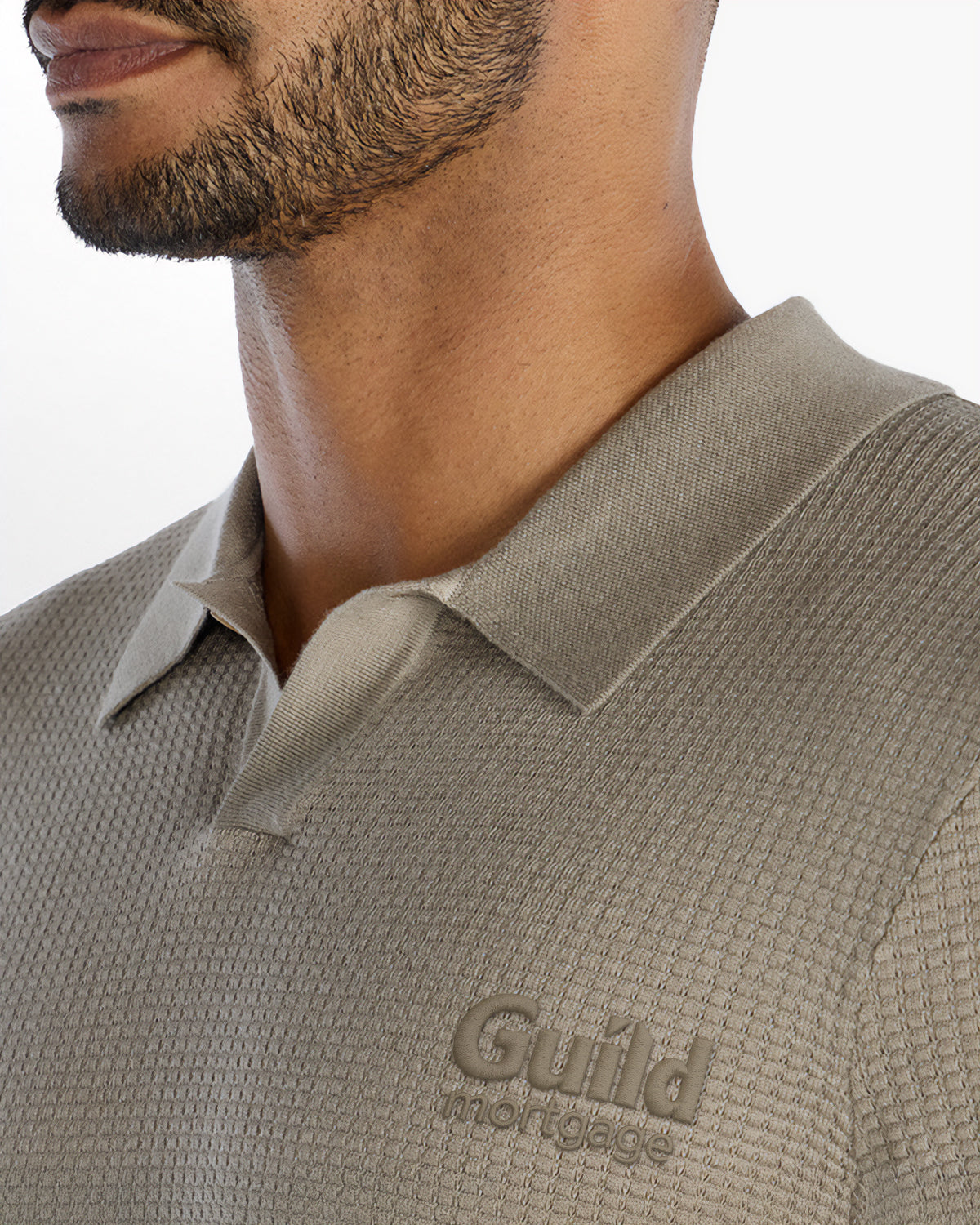 BYLT Textured Knit Polo