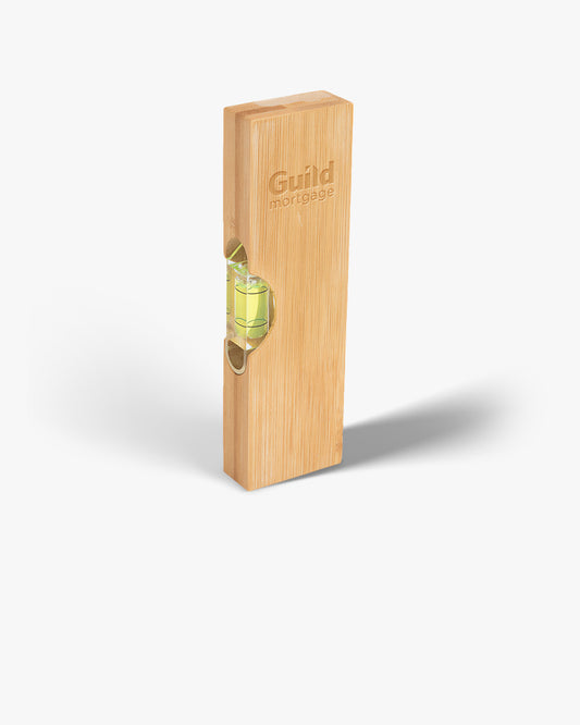 Bamboo Level + Bottle Opener