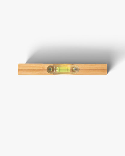 Bamboo Level + Bottle Opener