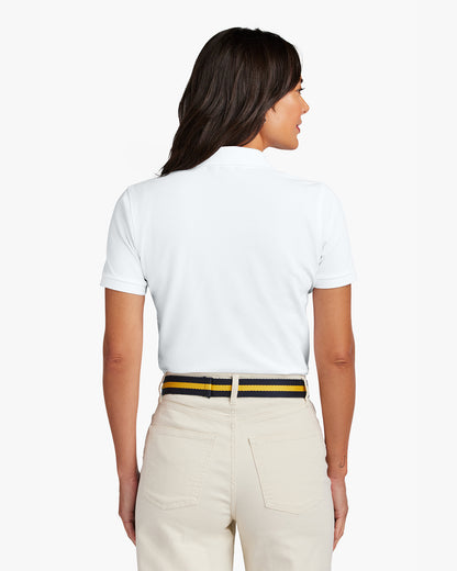 Brooks Brothers Women’s Pima Cotton Pique Polo – White