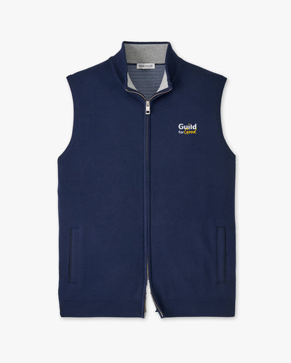 Guild for Good Peter Millar Coolspun Lite Full-Zip Sweater Vest