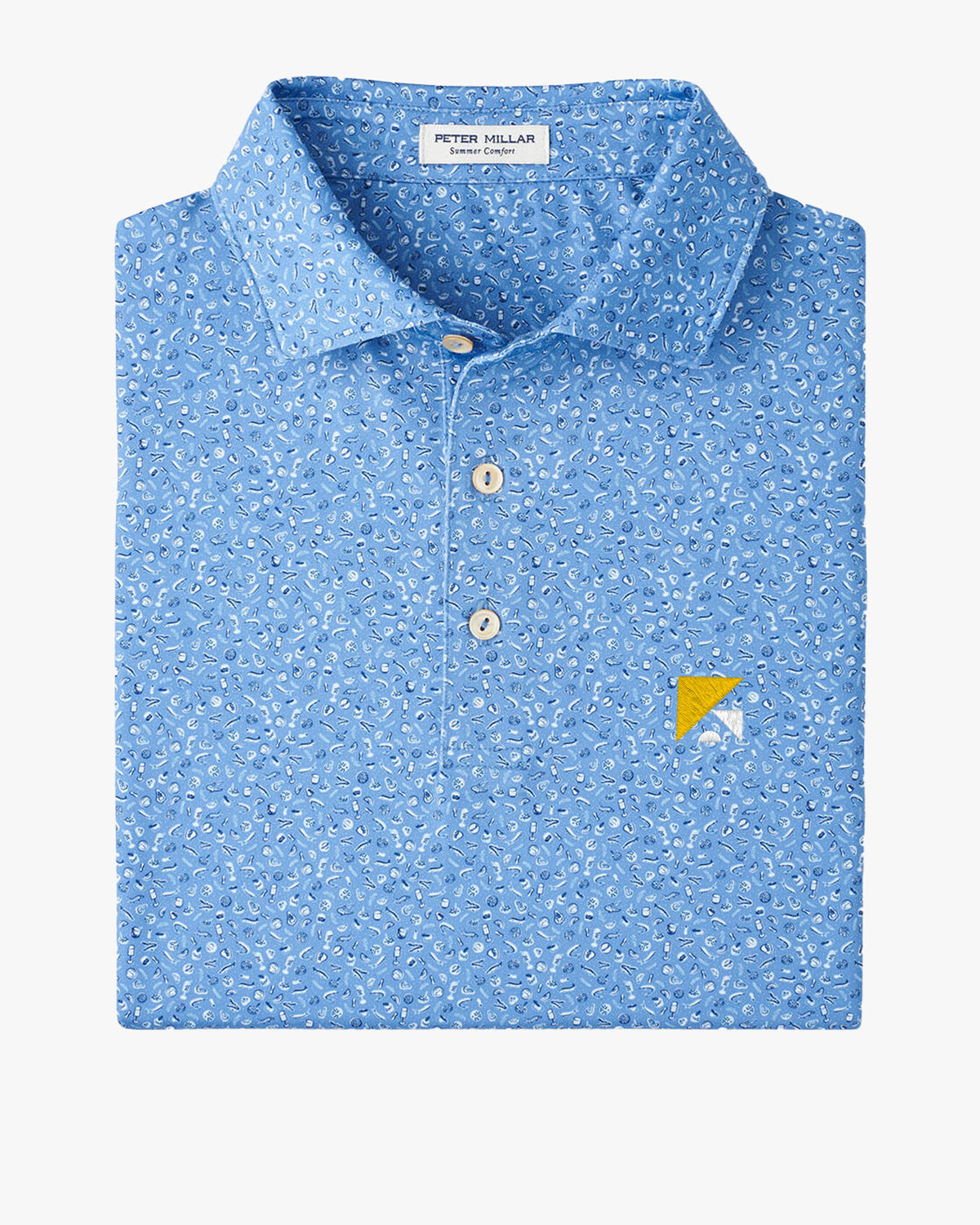 Peter Millar Men's Champagne & Caviar Performance Polo