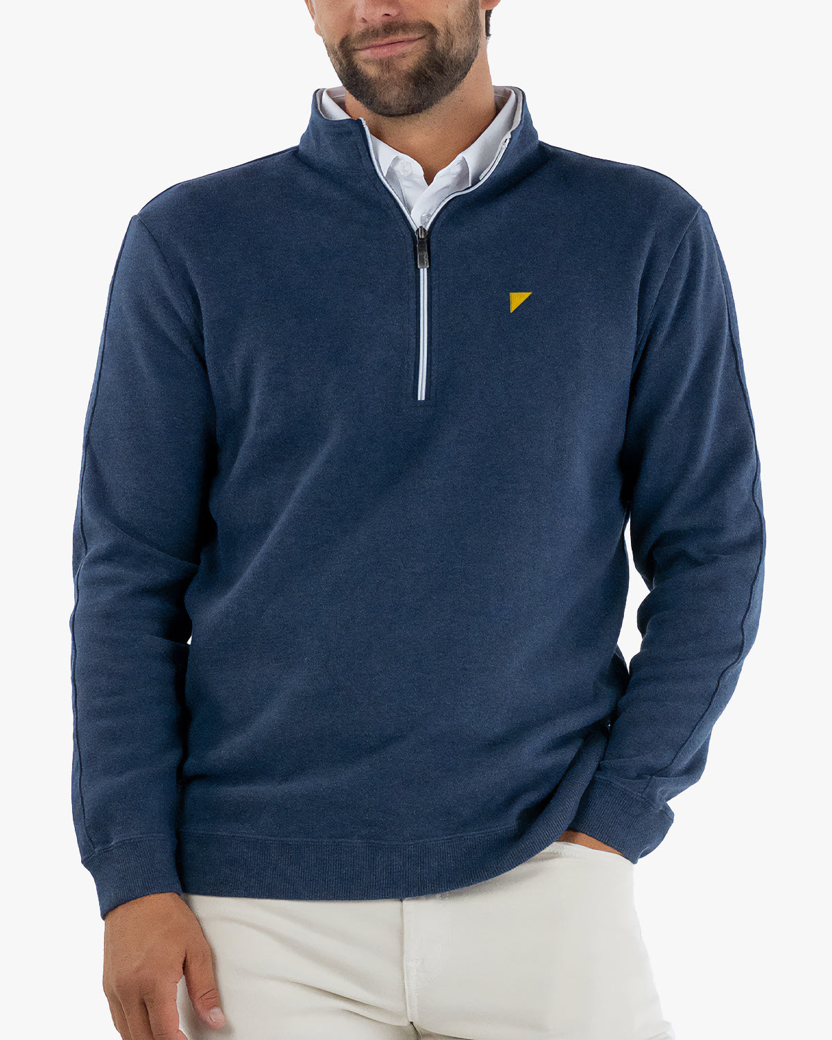 Straight Down Mens Burnside 1/4 Zip