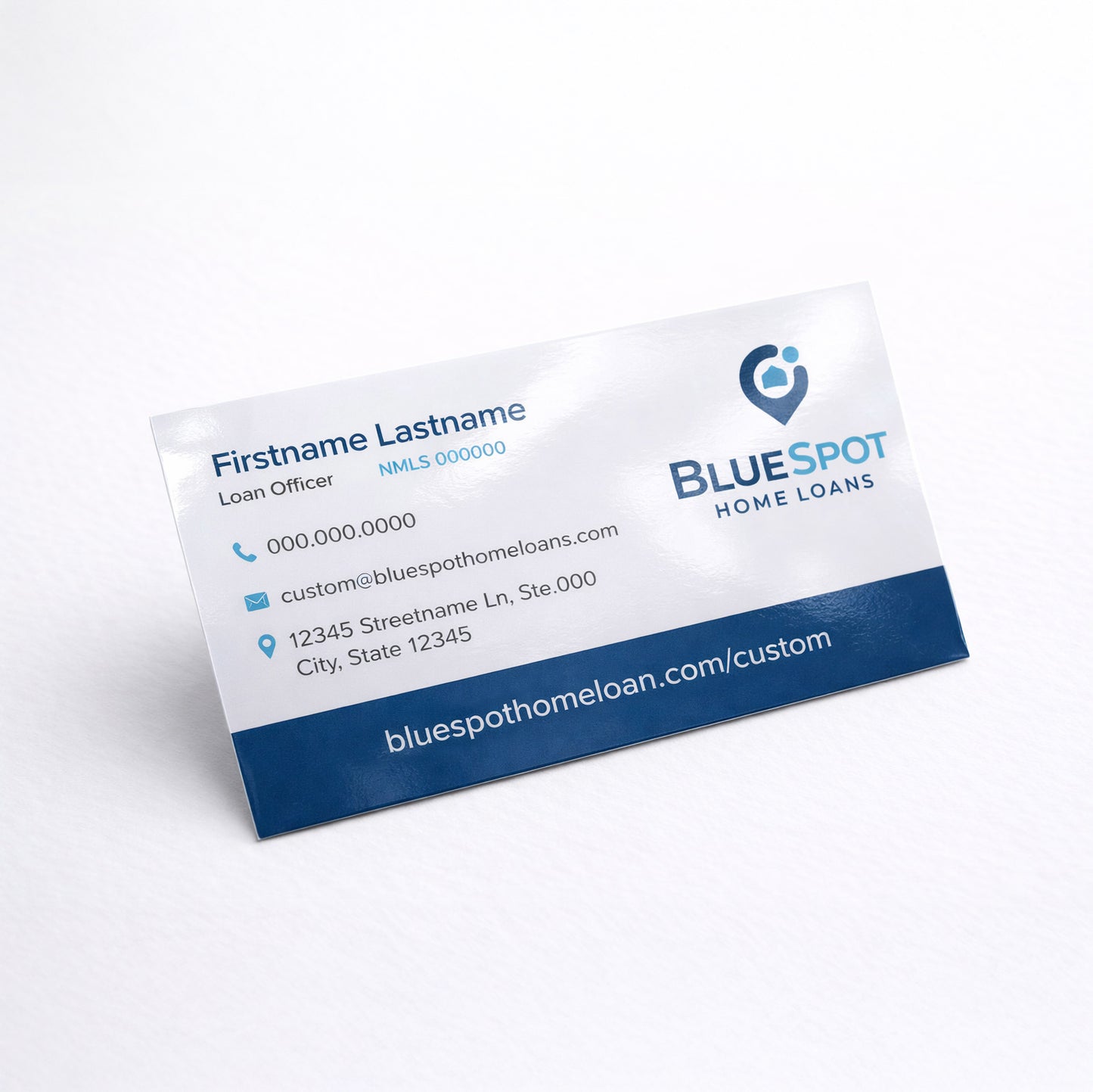 Blue Spot Home Loans Business Cards