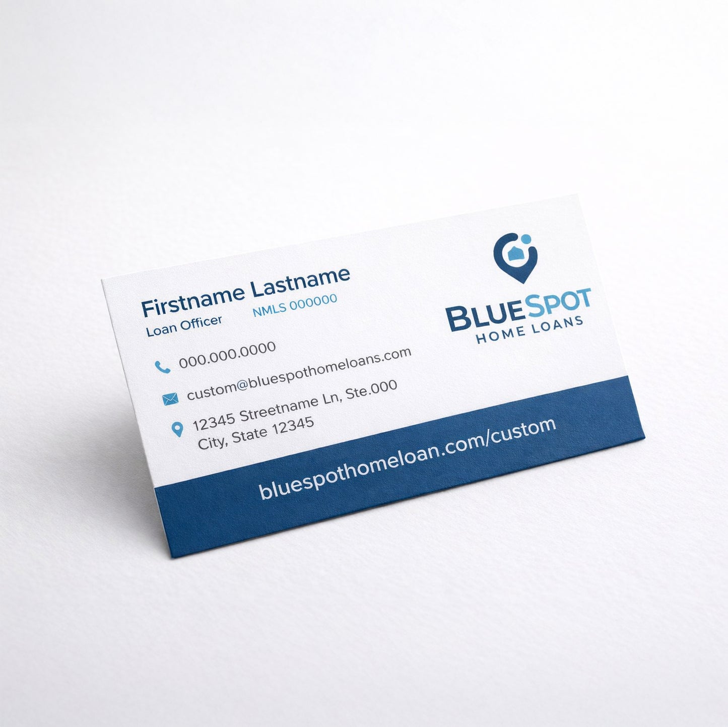 Blue Spot Home Loans Business Cards