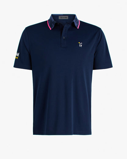 Guild for Good G/FORE Men's Camo Collar Performance Pique Polo — detail