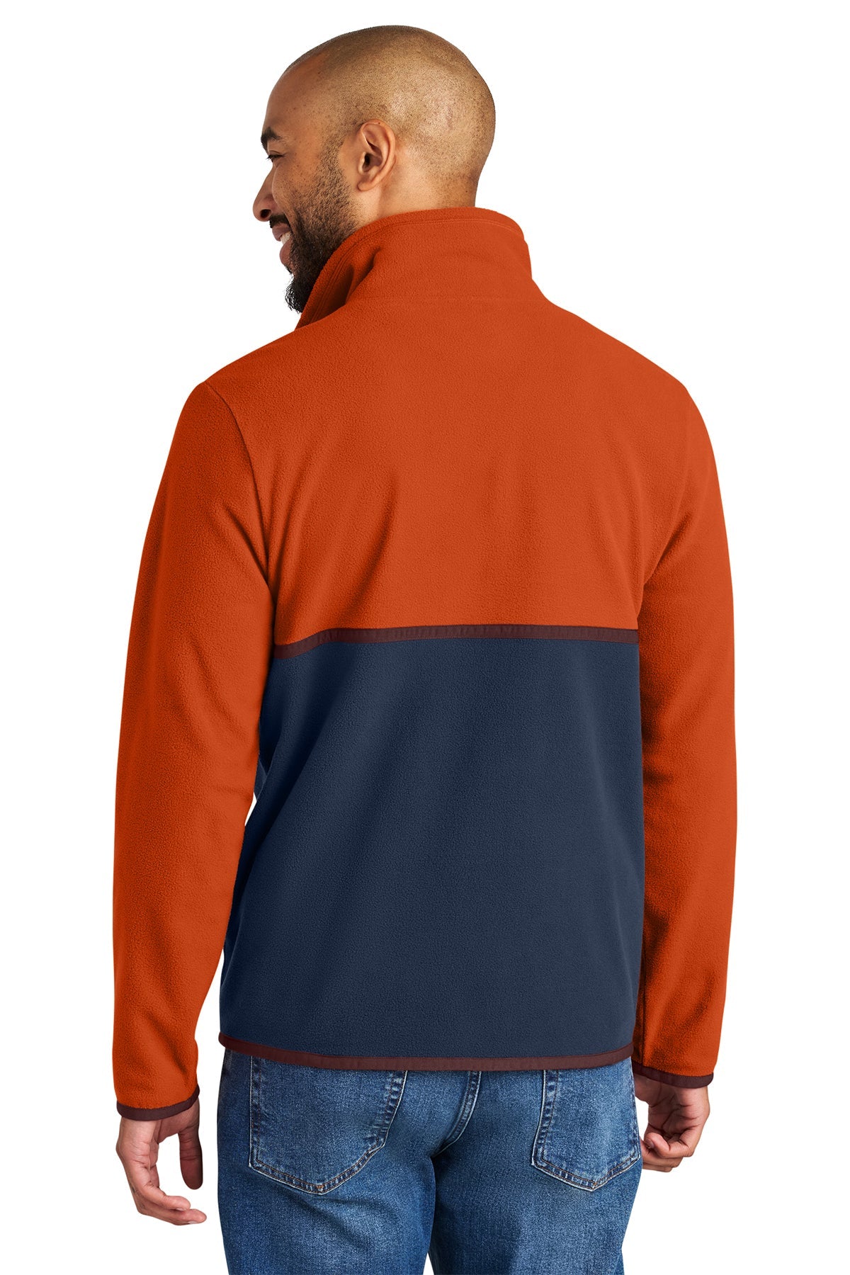 Canyon/Maritime Amado fleece — back