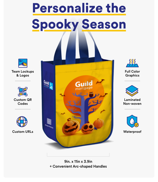 Pre-Order Custom Halloween Bags (100 Pack)