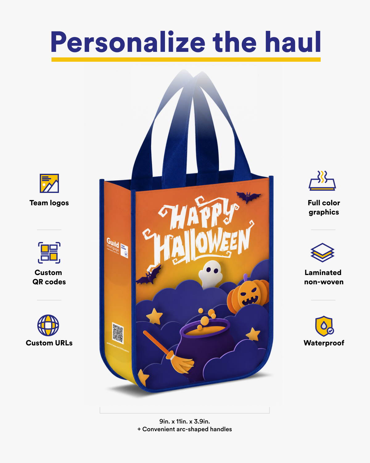 Pre-Order Custom Halloween Bags (100 Pack)