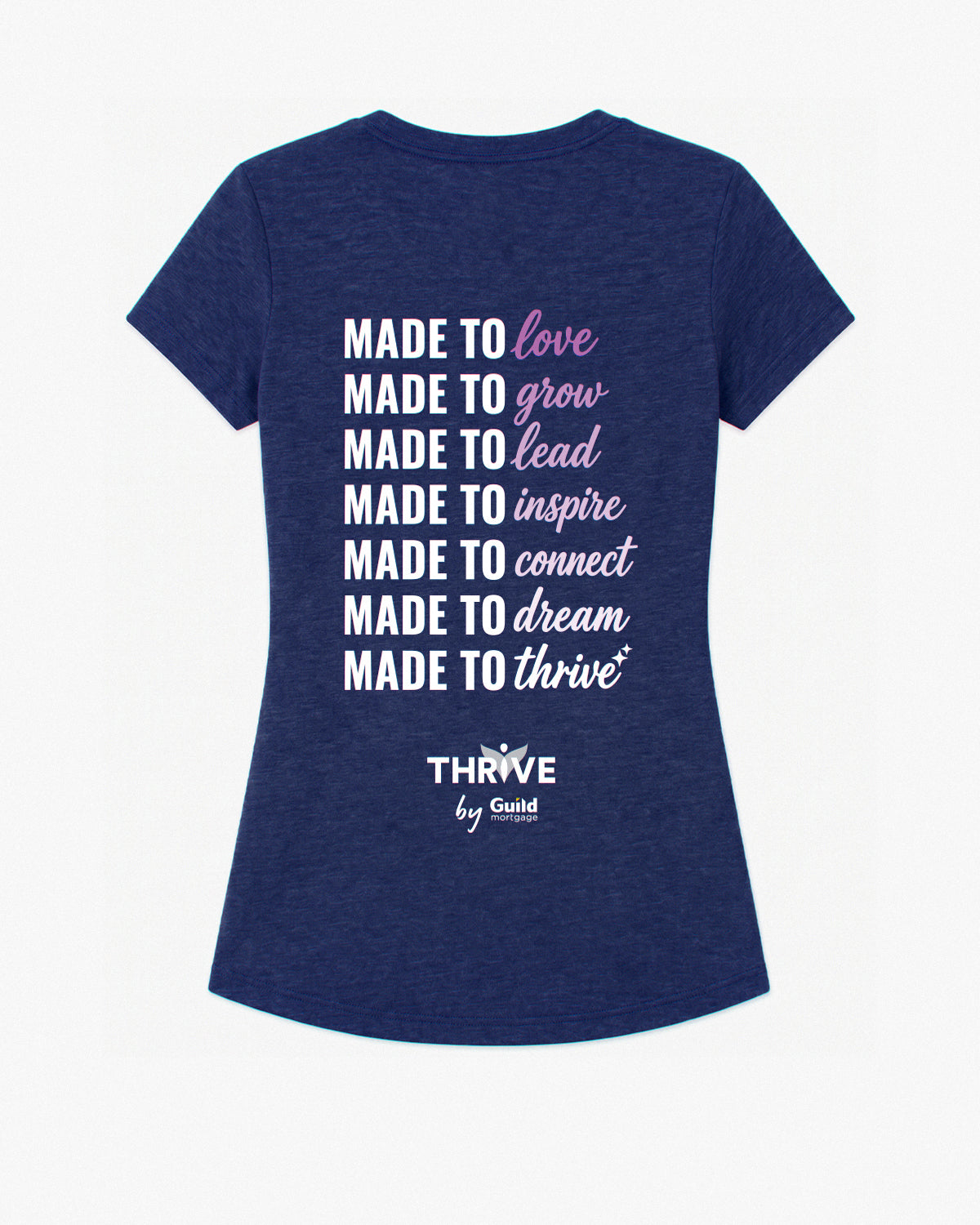 Guild Made to Thrive Women’s Tee — detail
