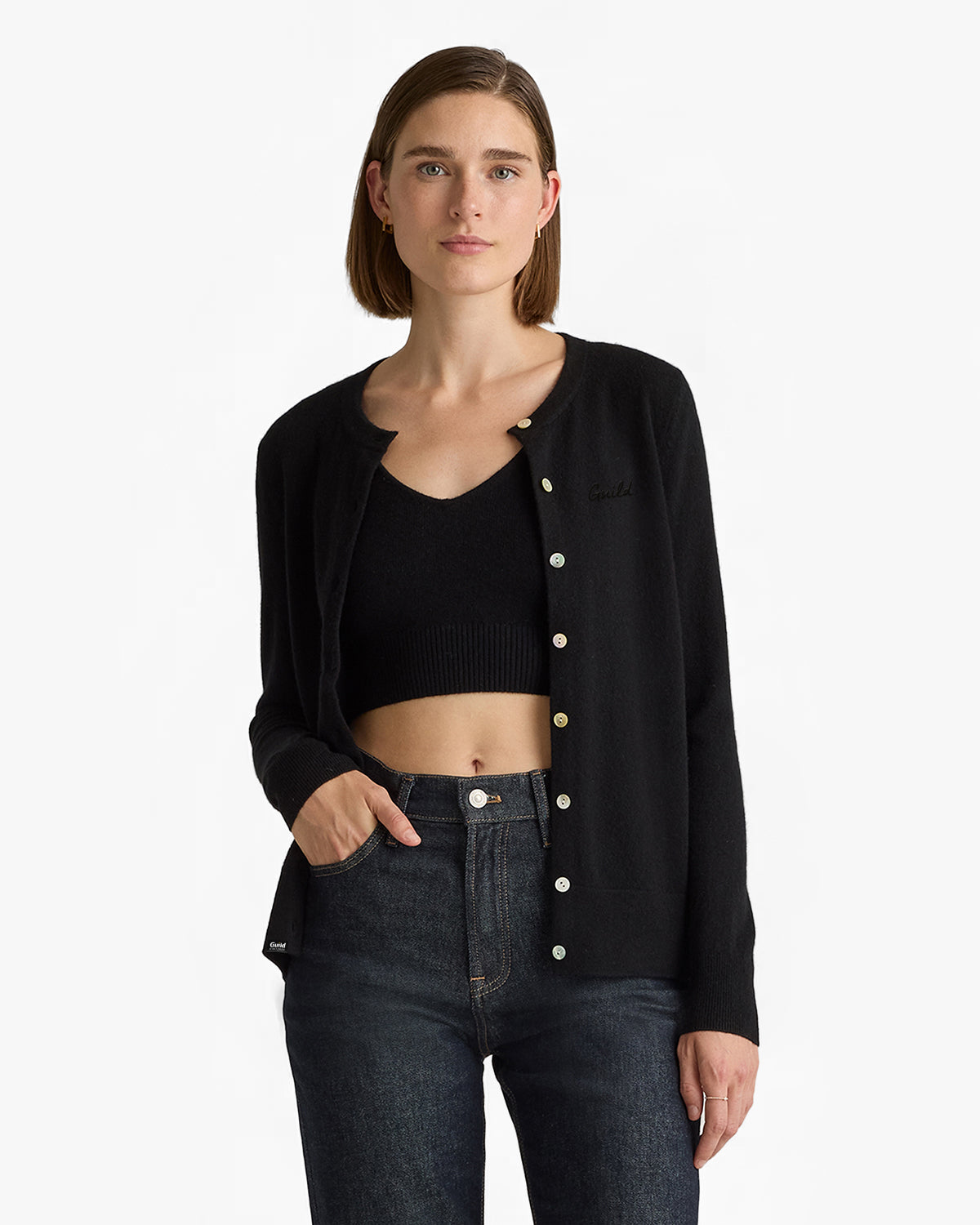 Guild Mongolian Cashmere Cardigan