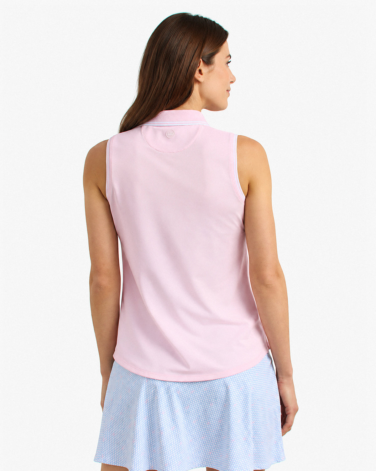Guild for Good Peter Millar Women's Canterbury Sleeveless Polo — detail